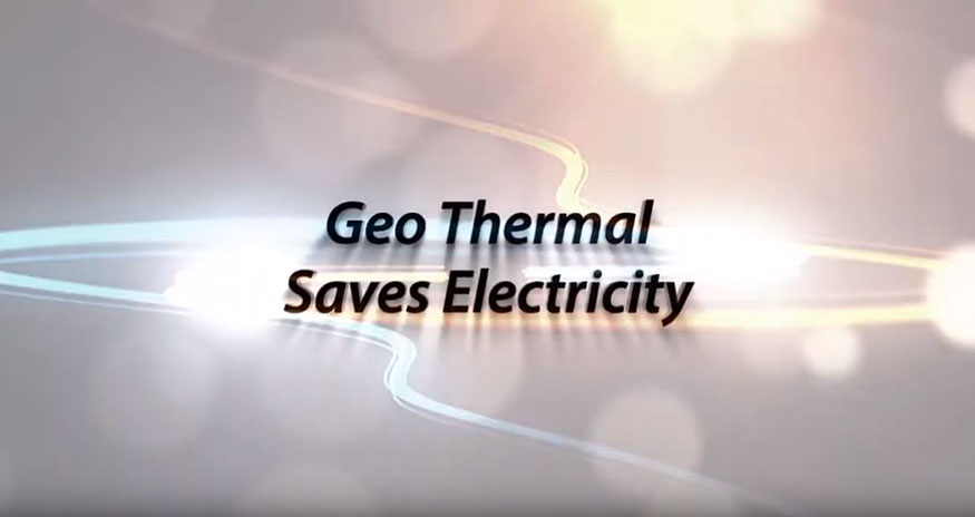 Geo saves electricity